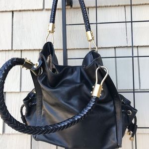 Black shoulder Michael Kors leather bag,
